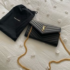 YSL Chain Wallet Purse